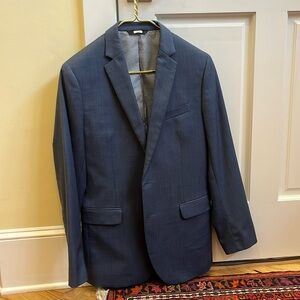 Blue banana republic jacket and pants